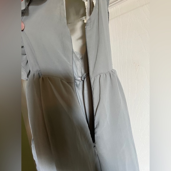 A’reve grey mini dress with cream lace kawaii - Picture 7 of 12